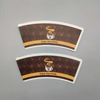 Food Grade Paper Cup Fan Eco Friendly Disposable Biodegradable For Beverage